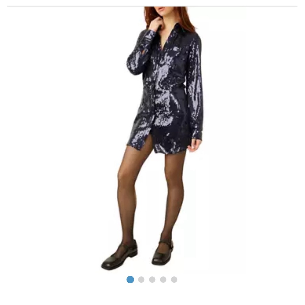 Free People Sequin Mini Dress